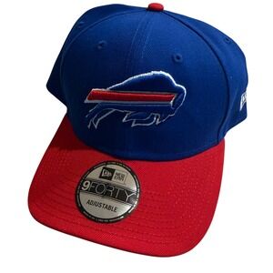 New Era 9Forty Buffalo Bills NFL Cap Men OSFM Blue Red New Strapback Hat